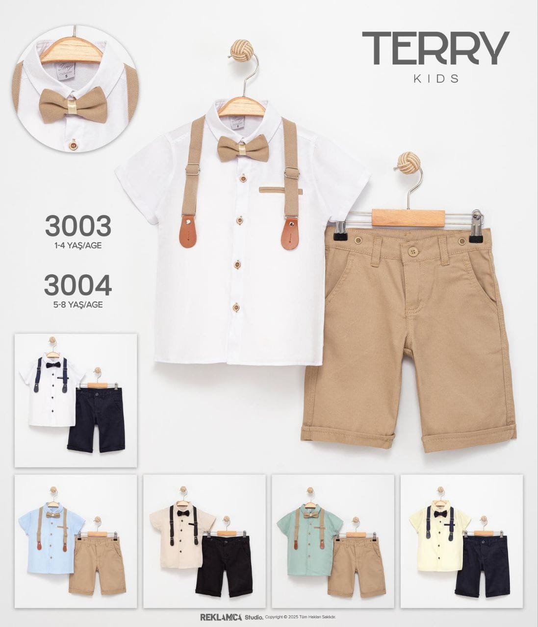 Terry Kids ŞORTLU TAKIMLAR